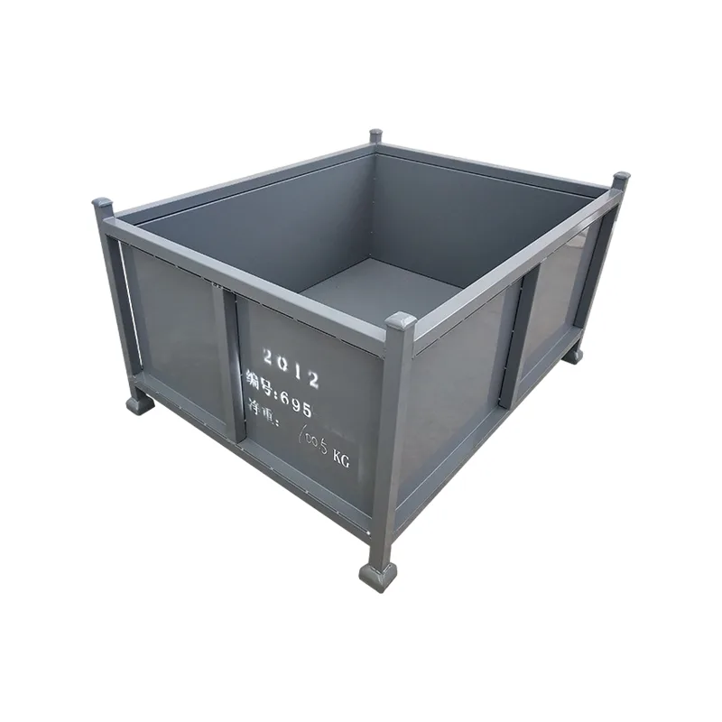 1000kg Load-Bearing Warehouse Stacking Metal Heavy-Duty Pallet Boxes