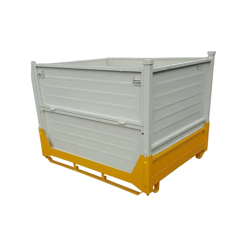 1200 Load-Bearing Warehouse Heavy-Duty Foldable Steel Plate Metal Box