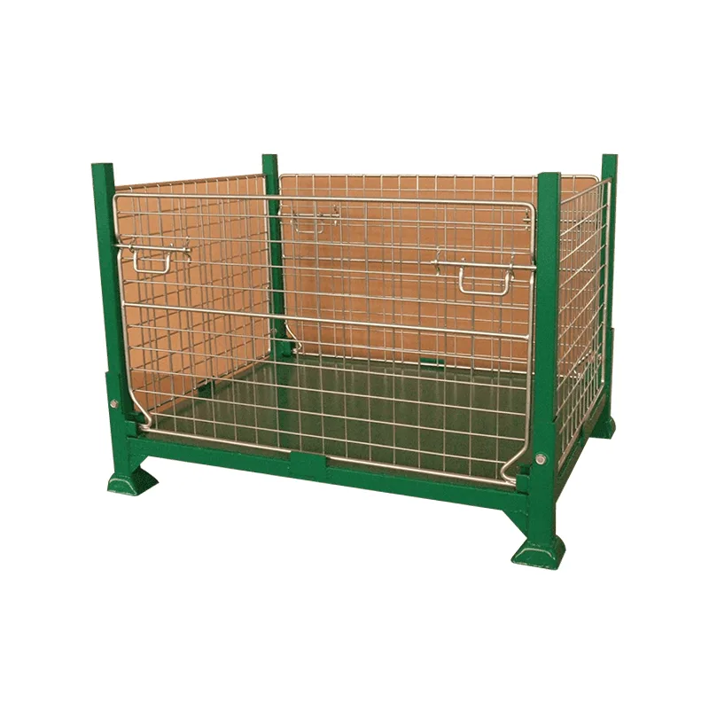 800kg Capacity Stackable Heavy Duty Wire Mesh Container For Storage