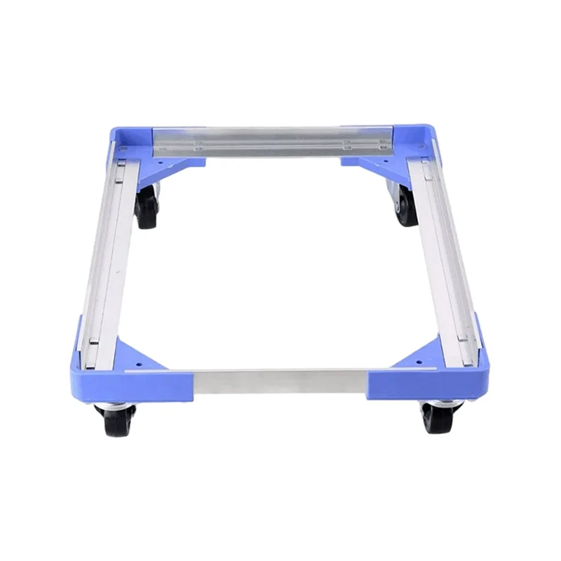 Portable Plastic Aluminum Heavy-Duty Platform Dolly with 4 Ordinary Casters