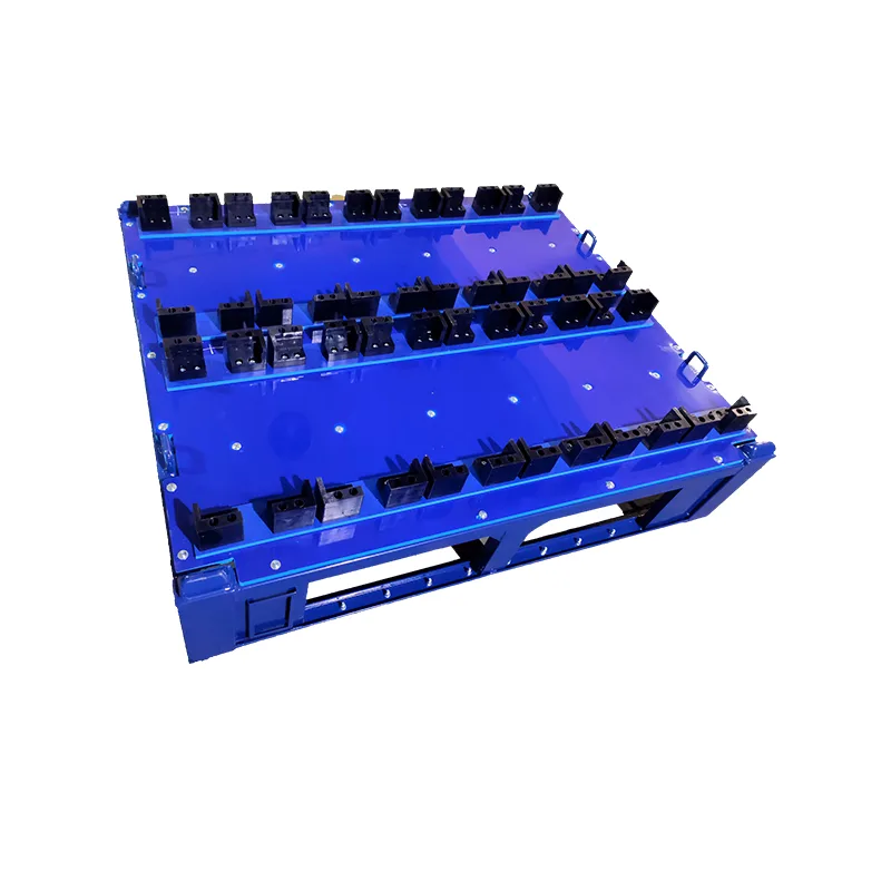 Power Batteries Pallet with Locating Blocks