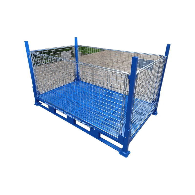 Suitable For Heavy-Duty Wire Pallet Mesh Frame For Warehousing And Logistics